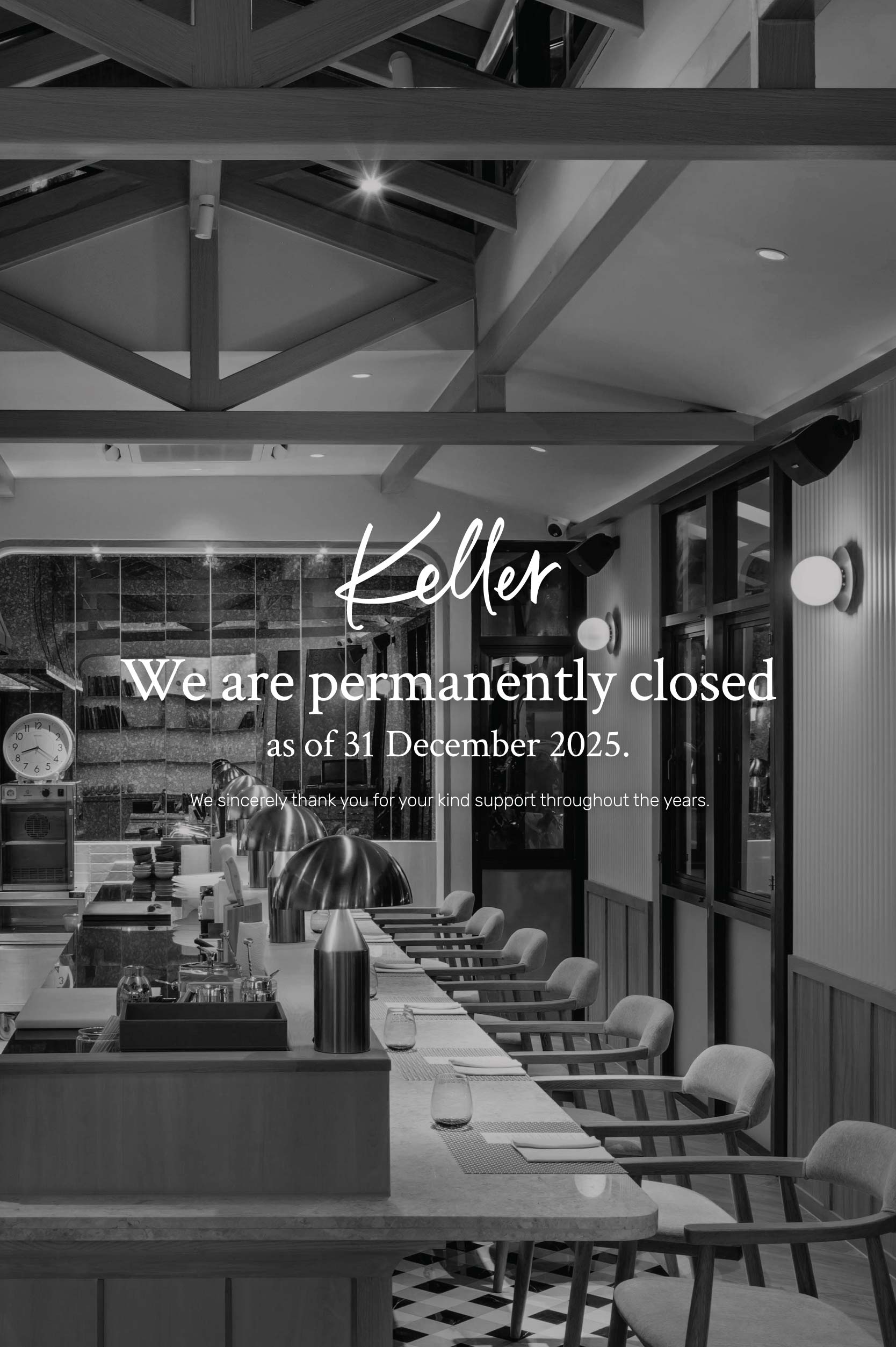 closing down of Keller